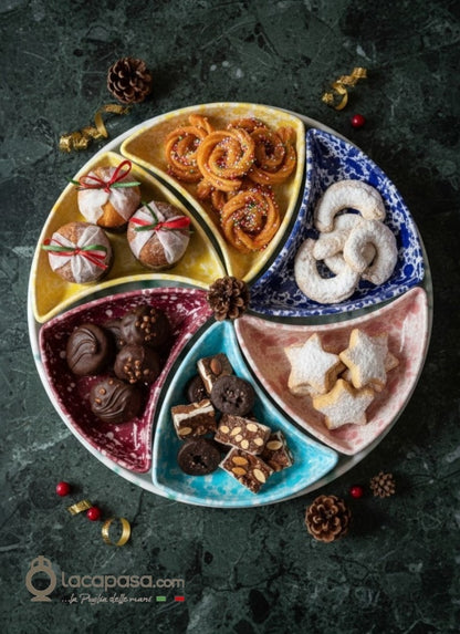 Antipastiera o piatto da portata in ceramica - Lacapasa.com