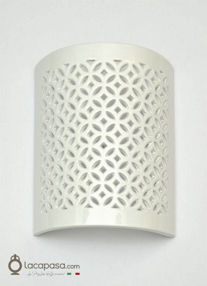 ELECTRA - Applique_in_ceramica_artigianale - Lacapasa.com