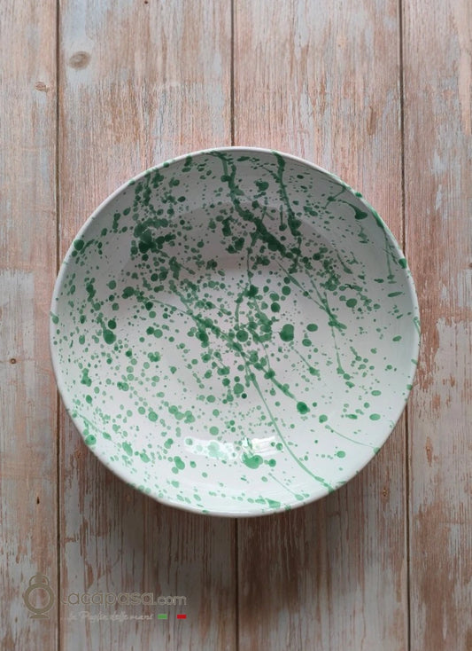 Saladier en céramique - décor Macchia