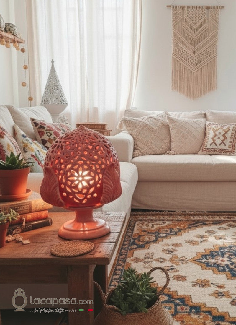 DALIA - Lampe Pumo en céramique
