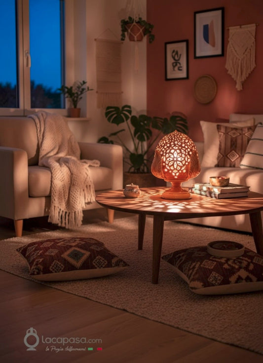 CALENDULA - Lampe Pumo en céramique
