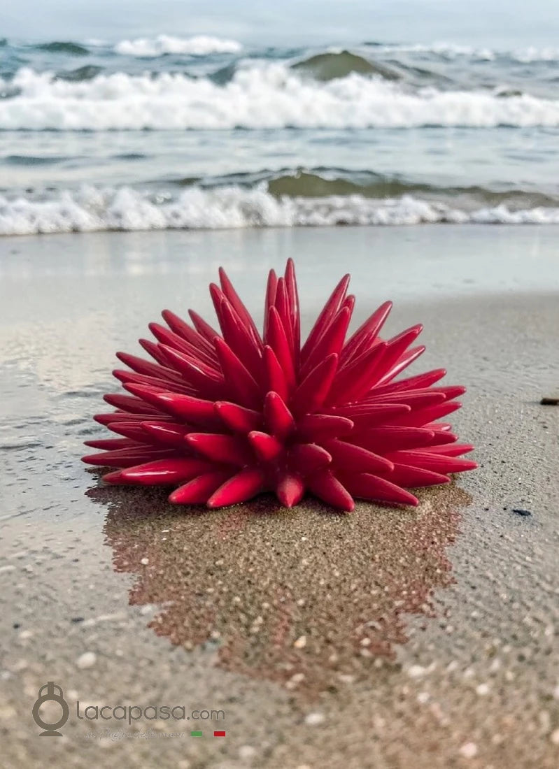 RICCIO DI MARE rosso in ceramica - Lacapasa.com