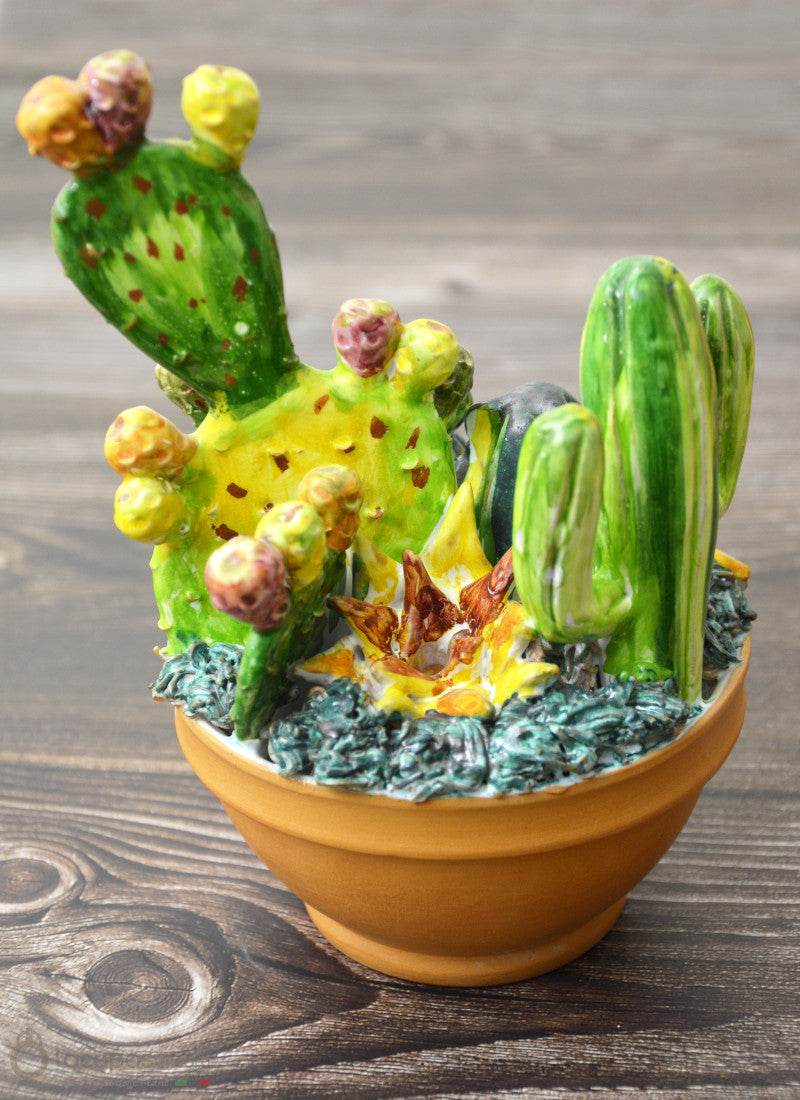 SEDUM - Cactus in ceramica artigianale - Lacapasa.com