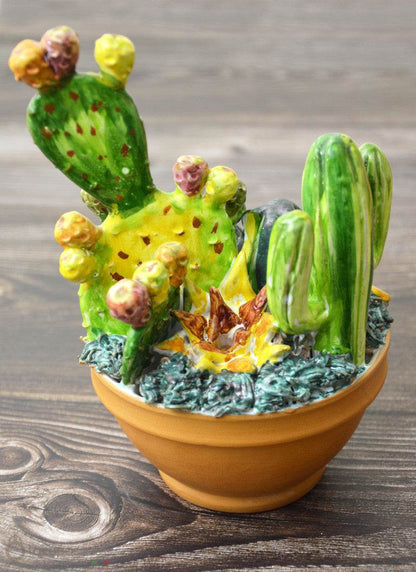 SEDUM - Cactus in ceramica artigianale - Lacapasa.com